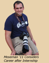 Summer Internship has Moseman '11 Considering Photography