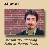 Orrison '95 Takes Wabash Lessons to Harvey Mudd