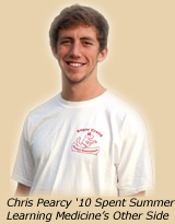 Pearcy '10 Learned 'Other Side' of Medicine in Internship