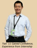 Internship Opened Tian's Eyes to Wabash Hospitality