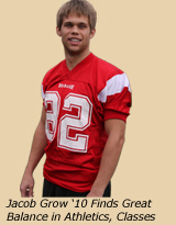 Grow Excels in Classroom Despite Football Demands