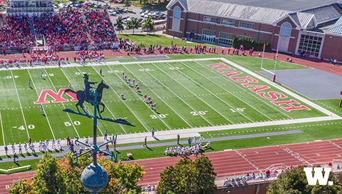 Zoom Background - Wabash Football