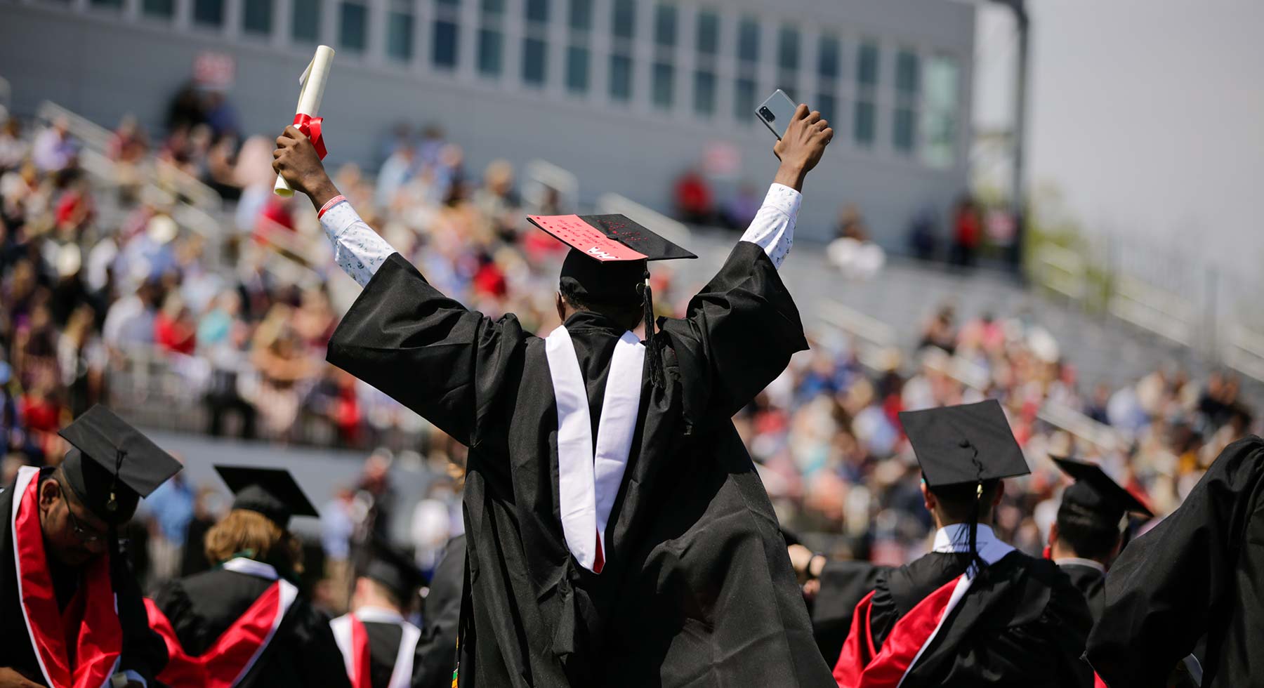 Commencement at Little Giants Stadium