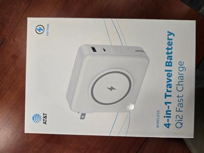 Lost Battery Pack charger in a grey travel chase.