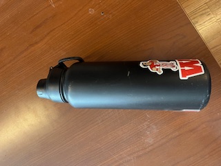 FOUND BLACK WATER BOTTLE