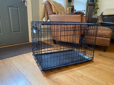 Medium Sized Dog Crate $20