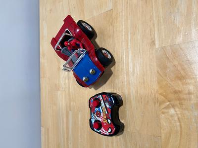 Spider-Man remote control car—$8