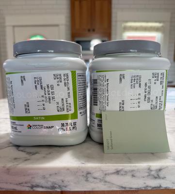 Free Sherwin-William Green Paint Samples