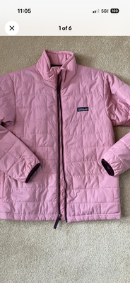 Kids Patagonia Lightweight Puffer Coat-Size XL (14)--$40