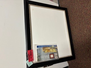 Diploma frame with damage