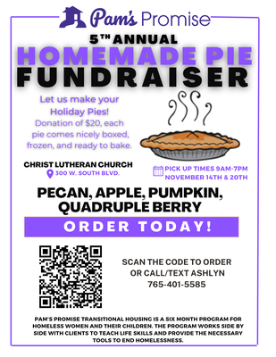 Pies for Sale for Local Nonprofit!