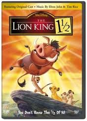 The Lion King 1 1/2  Disney DVD 