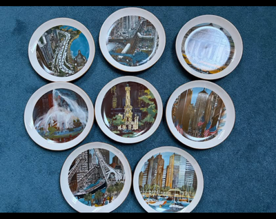 Chicago Collector Plates--$18