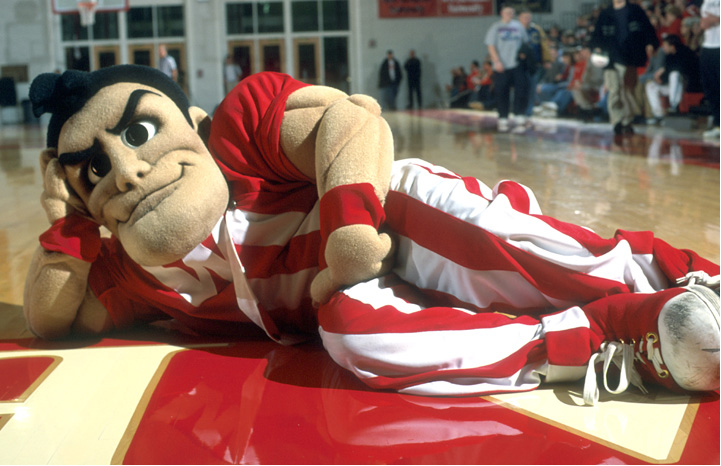 Wally Wabash on the basketball court