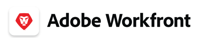 A logo and wordmark for Adobe Workfront.