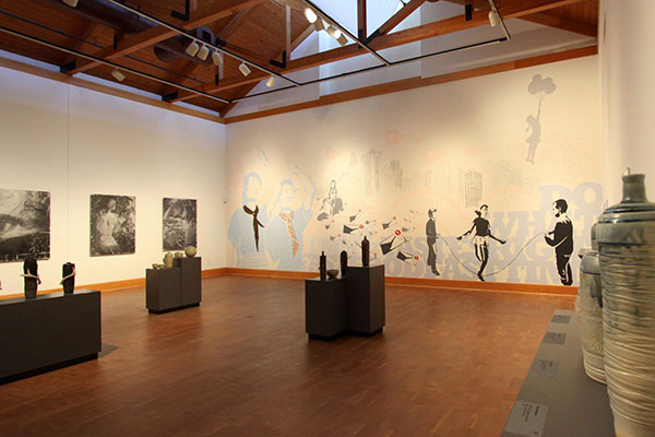 Senior Art Major Exhibits in the Eric Dean Gallery
