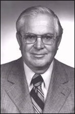 Black-and-white portrait of Benjamin A. Rogge.