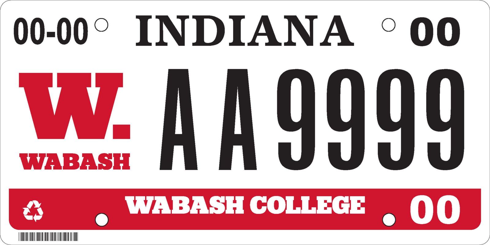Wabash License Plate