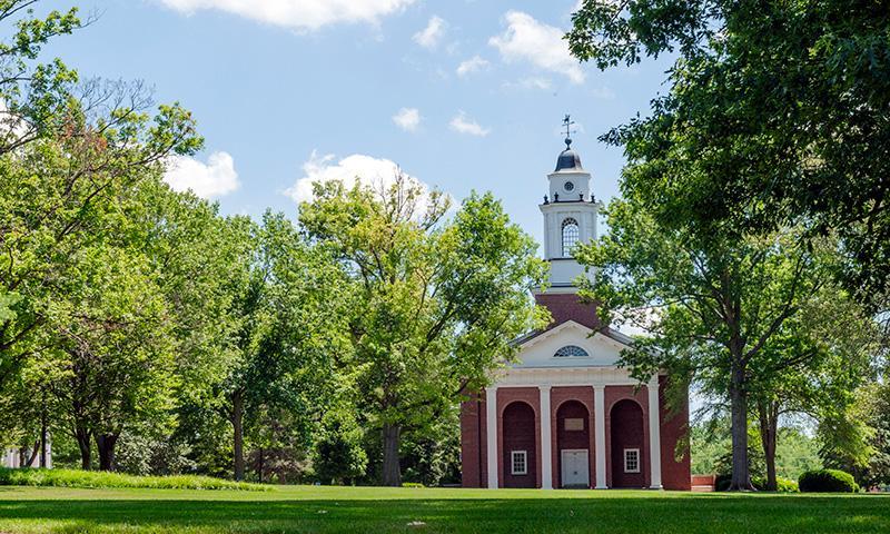 Pioneer Chapel on the Wabash College Mall