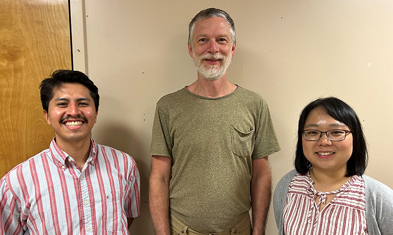 Professors Noe Pliego Campos, David Vogel, and Huei-Jyun Ye.