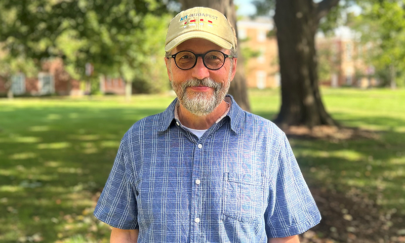 The 45th LaFollette Lecturer, Professor of Theater and Chair of the Music Department Prof. Michael Abbott ’85.