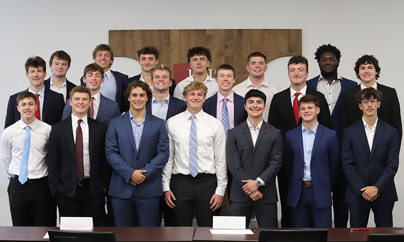 2025 BIP Students pose for a picture after Pitch Day