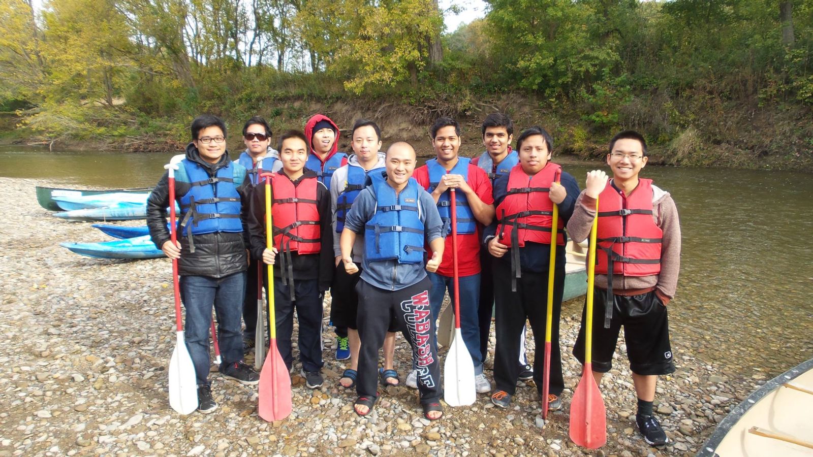 ISA canoeing outing