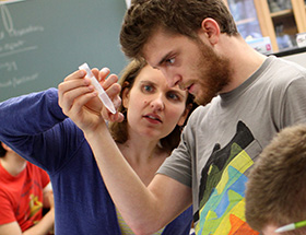 Professor Walsh (left) claims student involvement is essential.