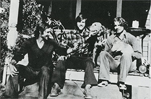 Jagielski (right) with classmates Ted Glackman (left) and Steve Noffke in the 1975 yearbook. 