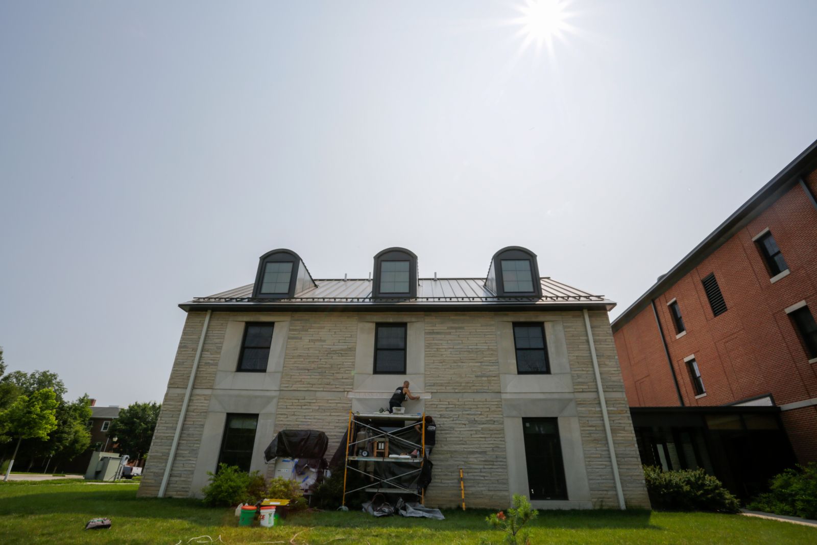 "Class of 1966 Lodge" is now engraved on the Ott Residential Life District living unit.