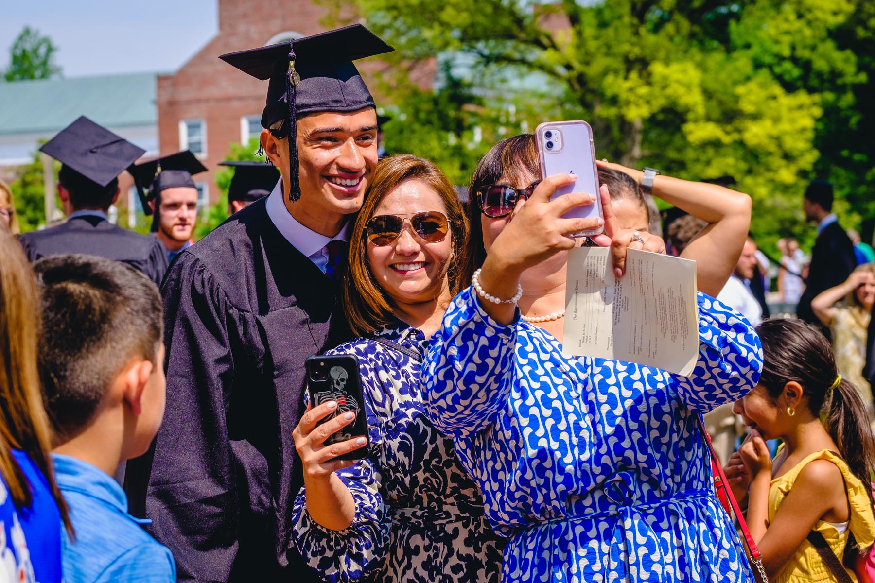 Graduates were joined on campus by family and friends to celebrate the 184th Commencement Ceremony. 