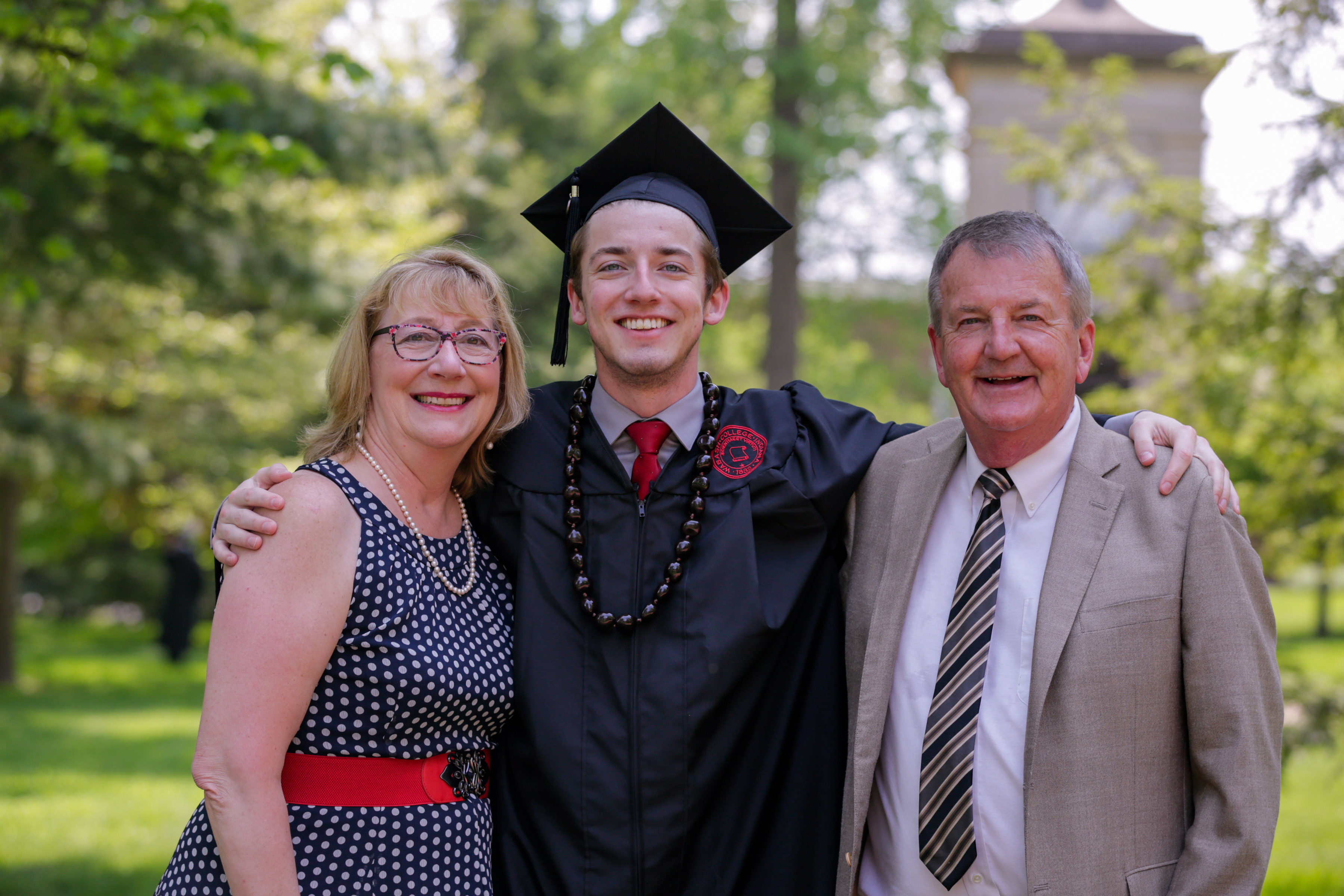 Marian, Andrew ’22 and Randy ’77 Rippy 