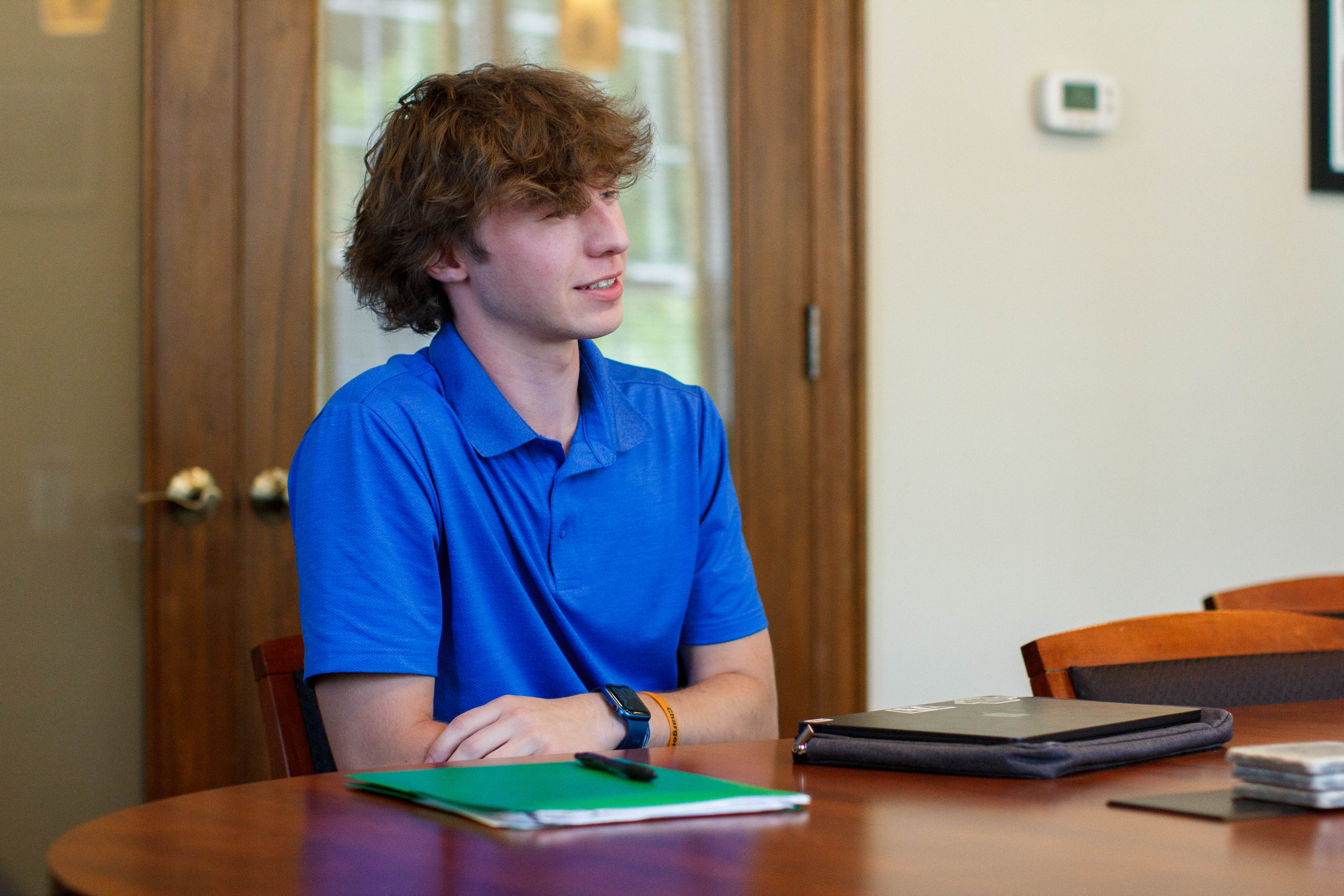 Crawfordsville native Ben Cody ’26 is spending his summer working as the Mayor’s intern.