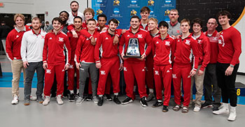 The Wabash wrestling team.