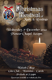 The Christmas Festival will feature songs of the Christmas season.