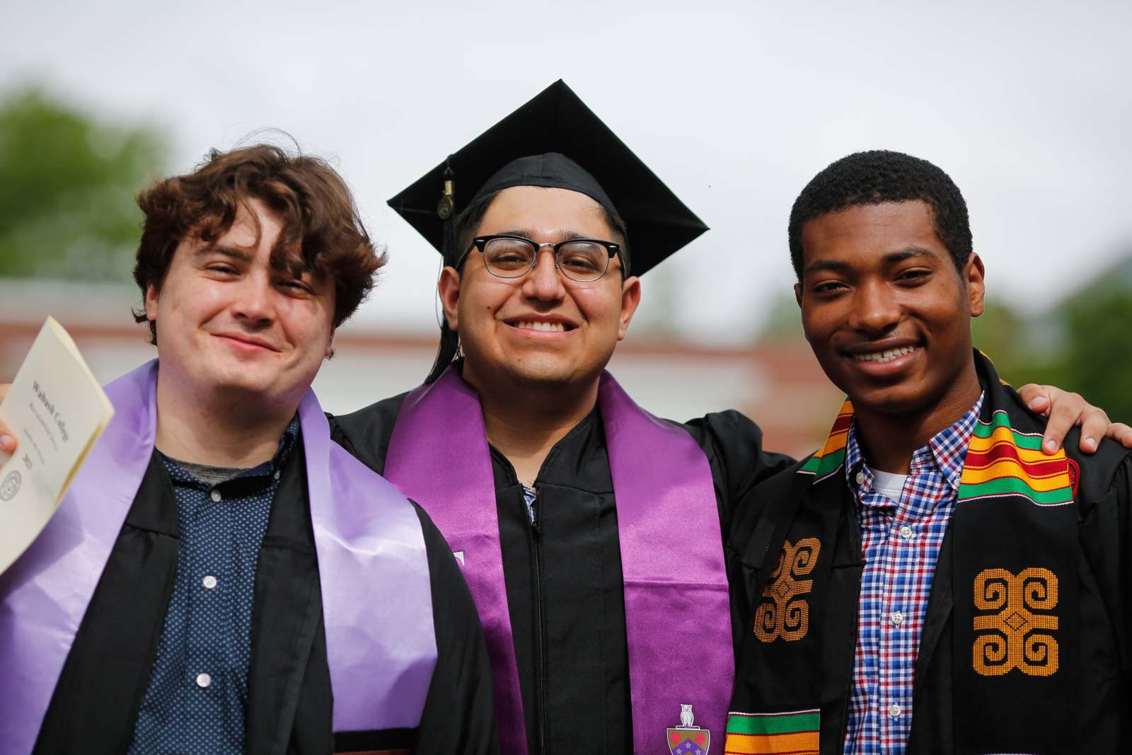 Banuelos (center) is now a Wabash graduate and teaching in Spain as part of NALCAP. 