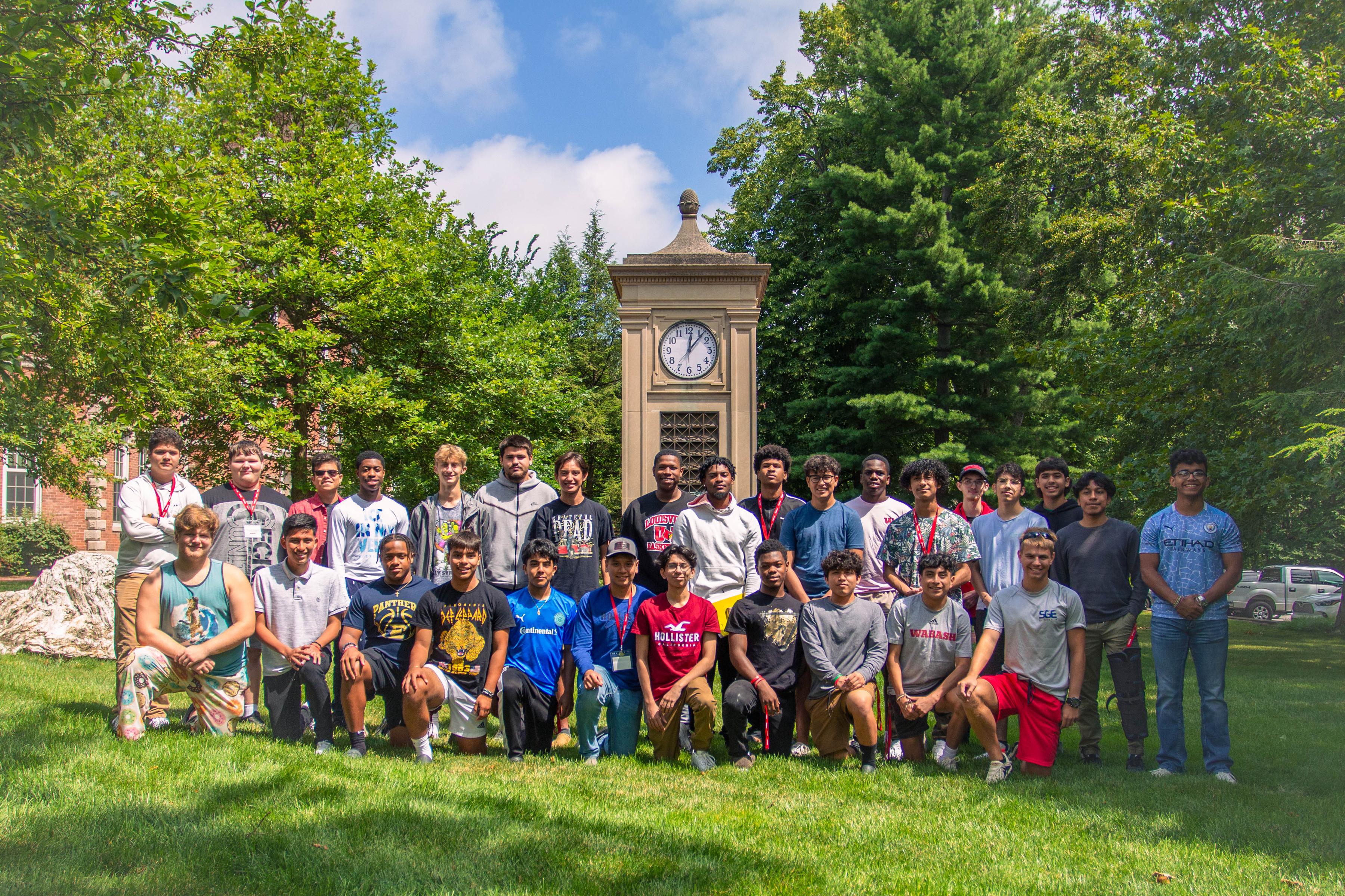  The 2023 Wabash Liberal Arts Immersion Program (WLAIP) cohort is made up of 29 students from Indiana, California, Florida, Illinois, Ohio, and Texas. The program is designed to help students adjust to campus life before the fall semester begins in August. WLAIP includes a month-long Summer Institute during which students participate in classes, complete their first college credit, and build relationships with their peers and professors. 