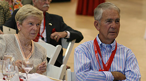 Bob Allen (right) is a member of the Class of '57.