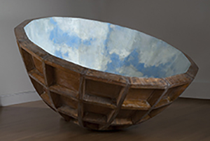 Dome — Wood, oil, encaustic and mixed media/sculpture. Photo Credit: Matthew Weedman