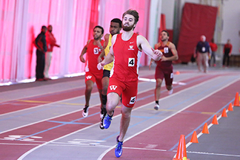 Austin won the 400 at the indoor conference championship.