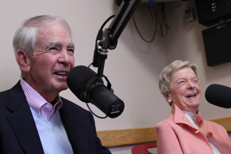 Bob and Betty Allen share a laugh about living in Mud Hollow