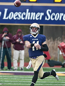 Senior quarterback Dominic Bona (photo courtesy of Albion website)