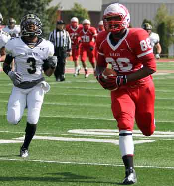 Bost with his 39-yard touchdown run.