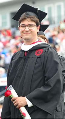 For William Boswell, the experience of a final semester in a research lab proved to be invaluable.