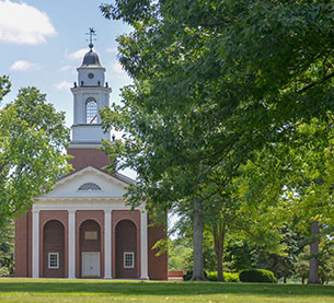 Wabash College's Pioneer Chapel.