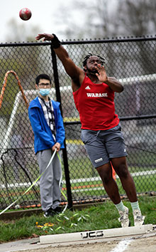 Coleman was a first-team selection in track and field and a fourth-team selection in football. 