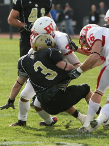 Denzel Wilkins had a pick six and several big tackles in the 2011 game.