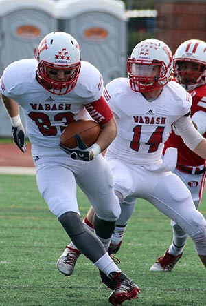 Dickerson with a catch and run last year against Witt