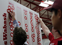 Progress was marked at the all-campus lunch in Chadwick Court.