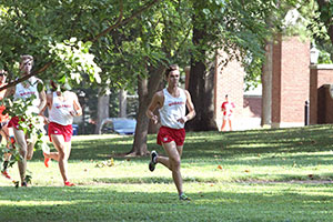 Patacsil runs during the 2017 alumni meet.